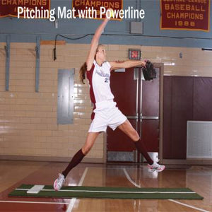 Pitching Mat with Powerline