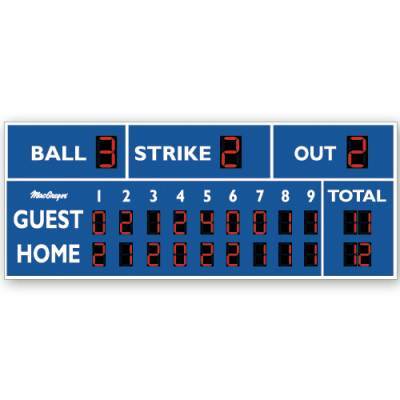 20' X 8' Baseball Scoreboard
